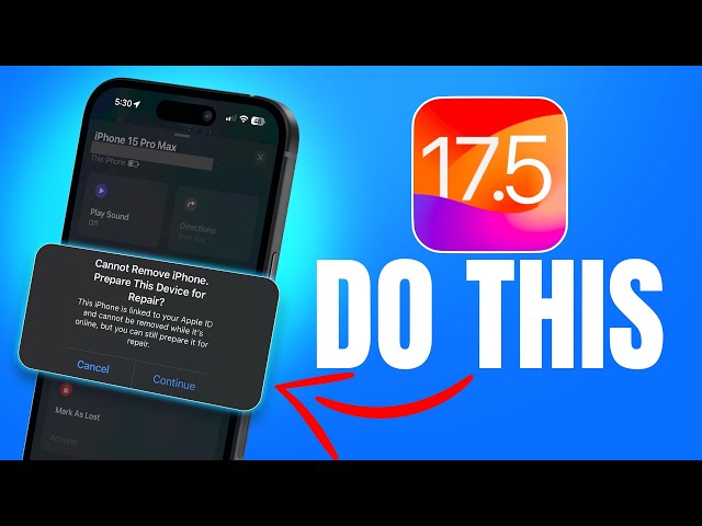 iOS 17.5 is OUT - Do This After You Update! class=