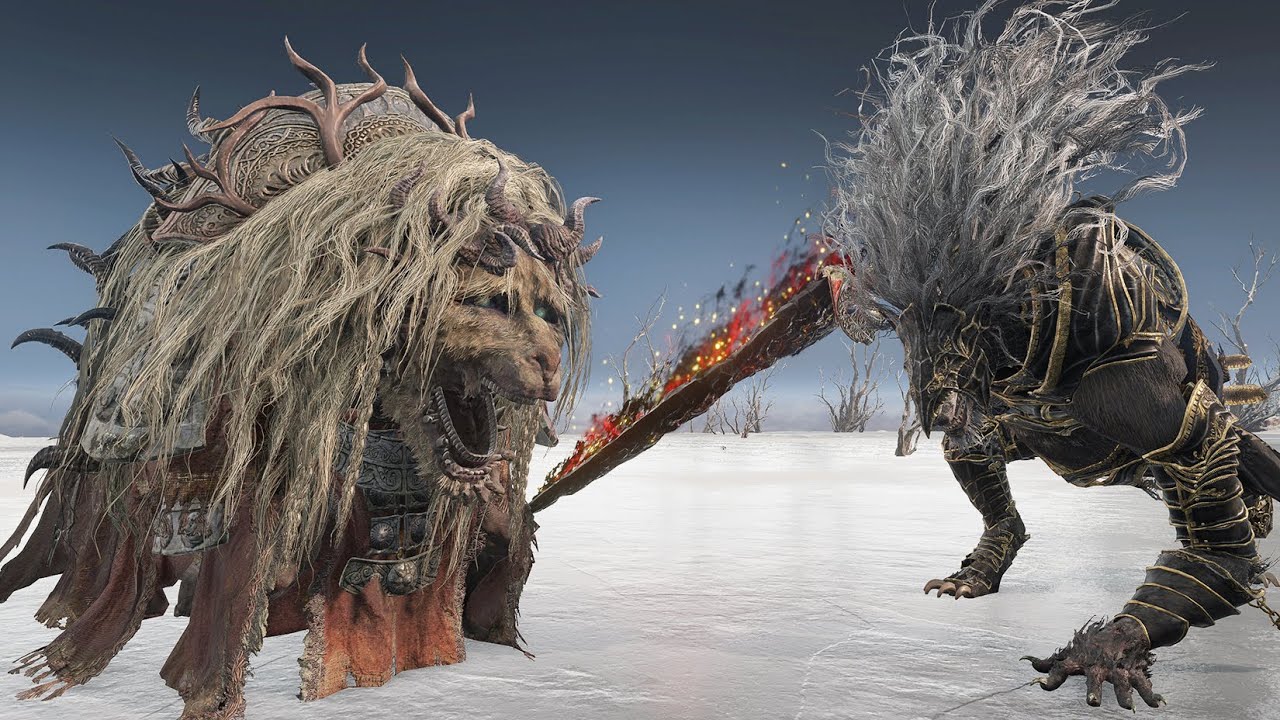 Strongest Divine Beast Dancing Lion Vs Old Bosses - Elden Ring Shadow of the Erdtree