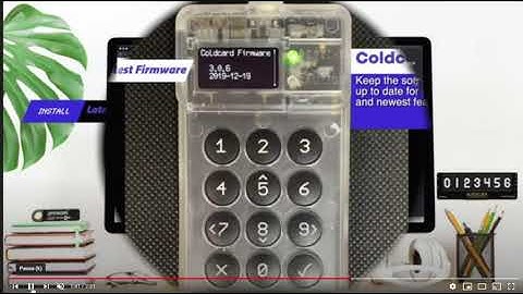 GERMAN VERSION: Coldcard 03 Upgrade Firmware German