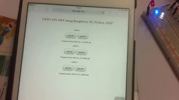 Raspberry Pi LED ON OFF Apache web server(Home Automation)