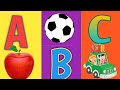 abcd learning| a to z abcd | a for apple b for ball | shasu rhymes|learn abcd | English alphabets|