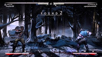 Mortal Kombat X Online Beta my first match