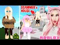 I SPENT 24 HOURS IN A SCAMMER'S MANSION AND SHE HAD NO IDEA... Roblox Scammers