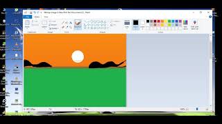 How To Draw In Ms Paint Drawing In Paint In Computer