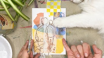 Valuing Transparency in Art & Life - Layers & Personal Connections #collageartist #mixedmedia