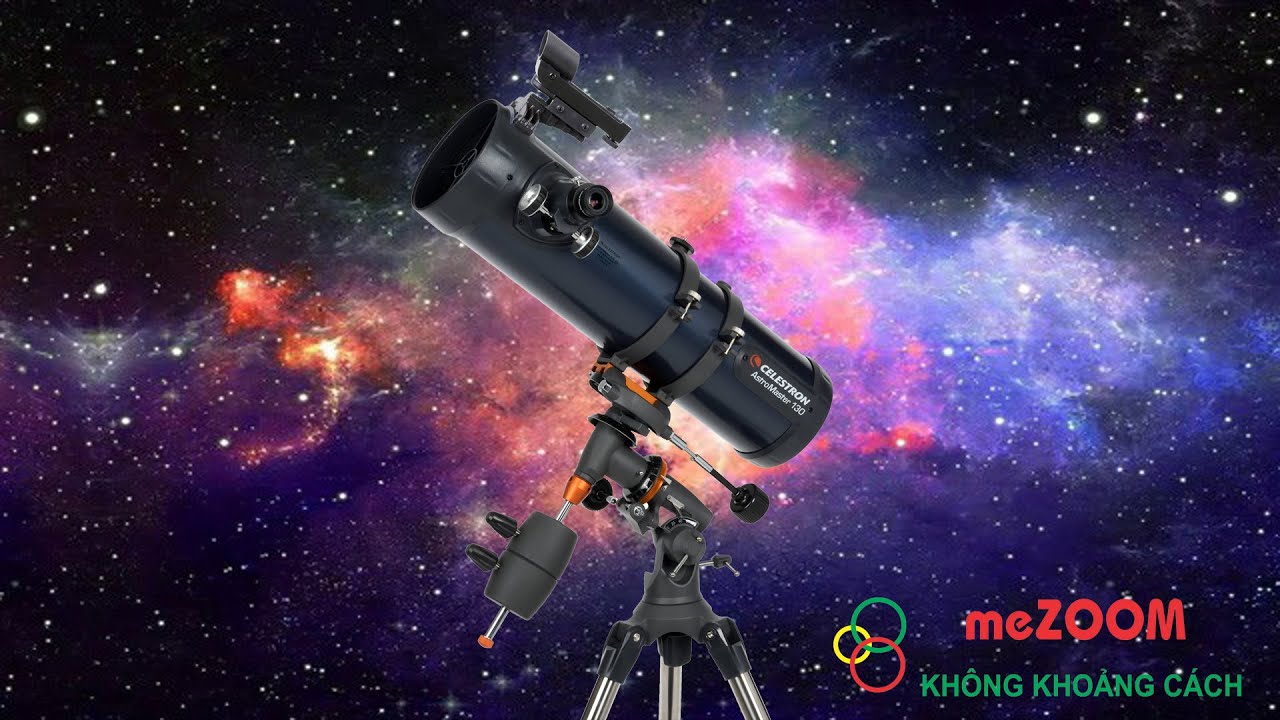 Kính thiên văn Celestron AstroMaster 130EQ | Lắp đặt và chiêm ngưỡng kính thiên văn phản xạ