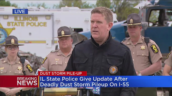 State police provide update after deadline dust storm pileup on Interstate 55