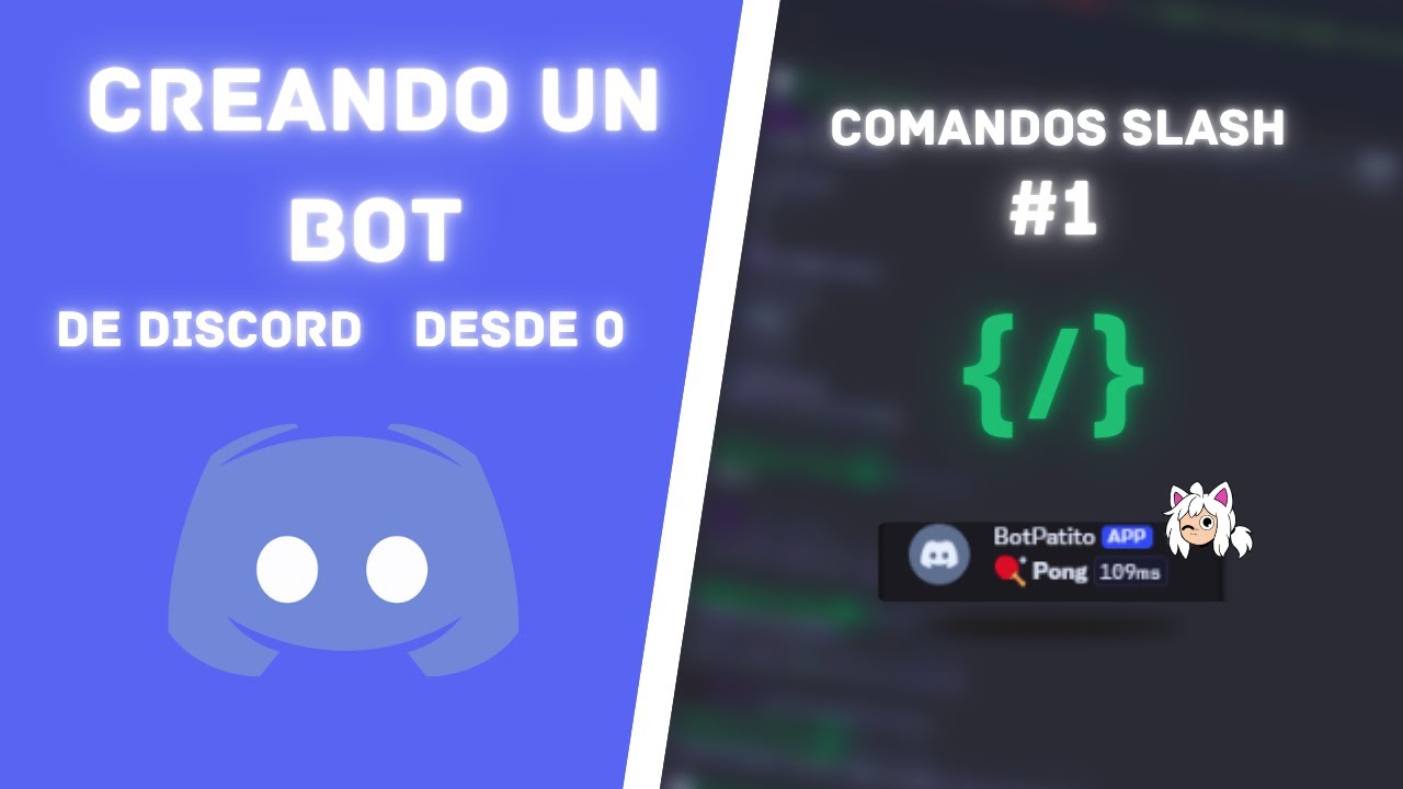 Como crear un bot de discord desde 0 / Handler Slash | #1 - YouTube