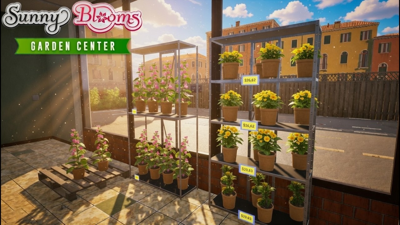 ОТКРЫВАЮ ЦВЕТОЧНЫЙ МАГАЗИН! ПЕРВЫЙ ВЗГЛЯД! → Sunny Blooms Garden Center