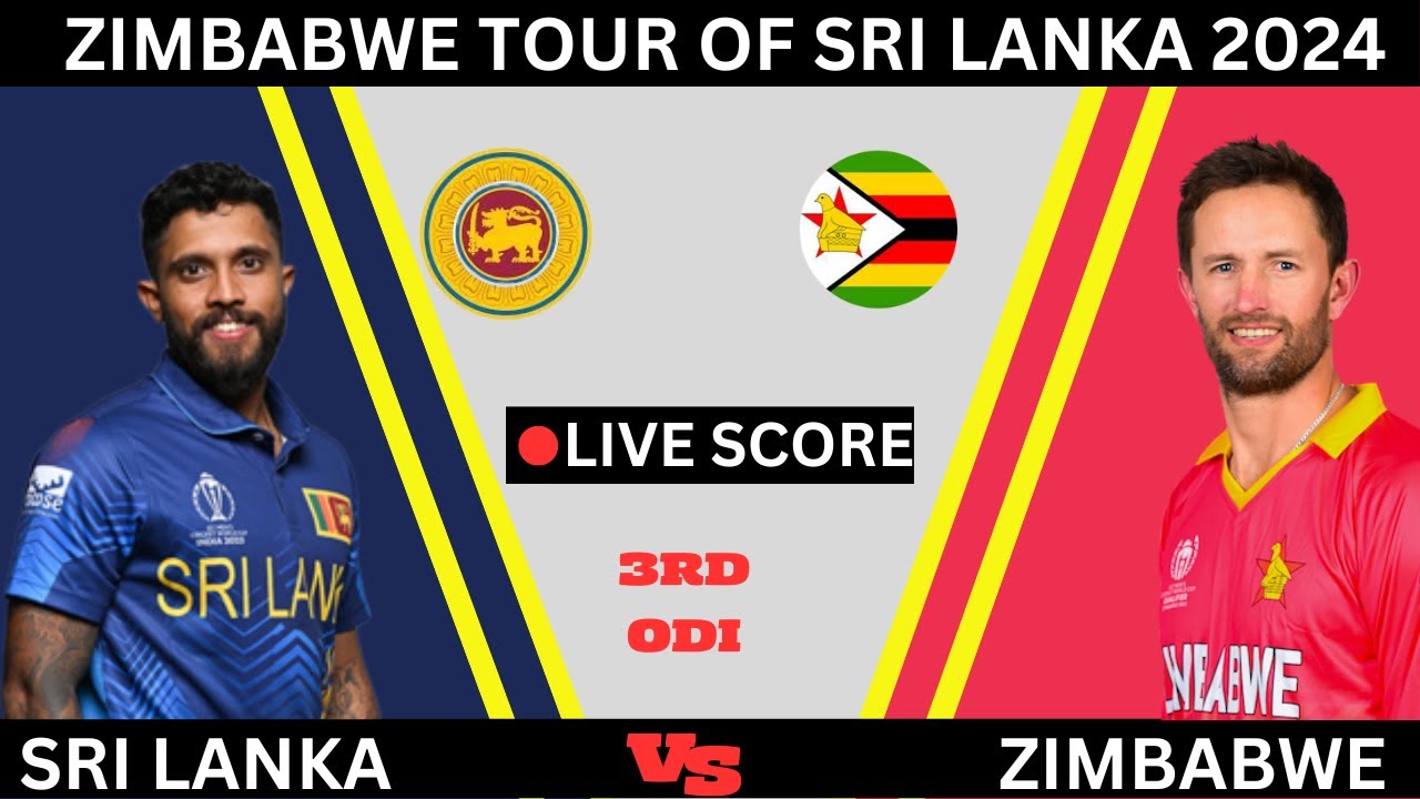 Live Sri Lanka vs Zimbabwe 2024 3rd ODI Match SL vs ZIM Live Match