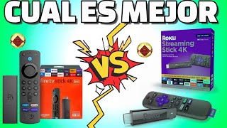 Cuál es mejor TV Box 2024 Comparativa Fire TV 4k Max vs Roku Streaming Stick 4k Best media streaming