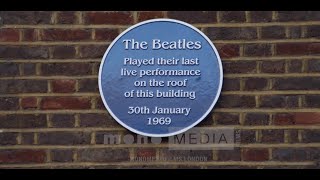 The Beatles Blue Plaque at 3 Savile Row