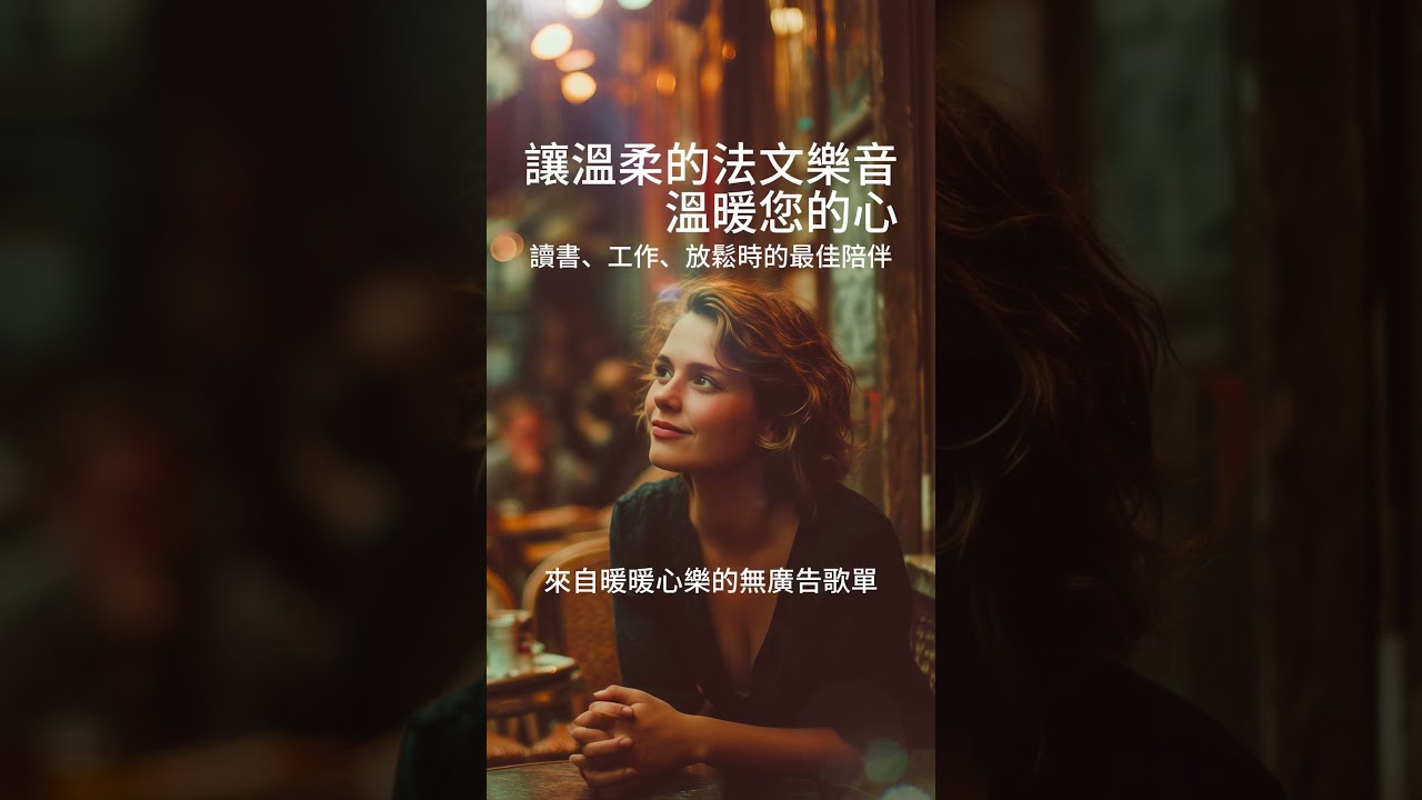 超好聽溫柔法式樂音，溫暖你的心 🇫🇷 無廣告 #背景音樂  #工作音樂 #放鬆音樂 #讀書音樂 #讀書音樂 #frenchlyricalmusic #noadsmusic #relaxingmusic