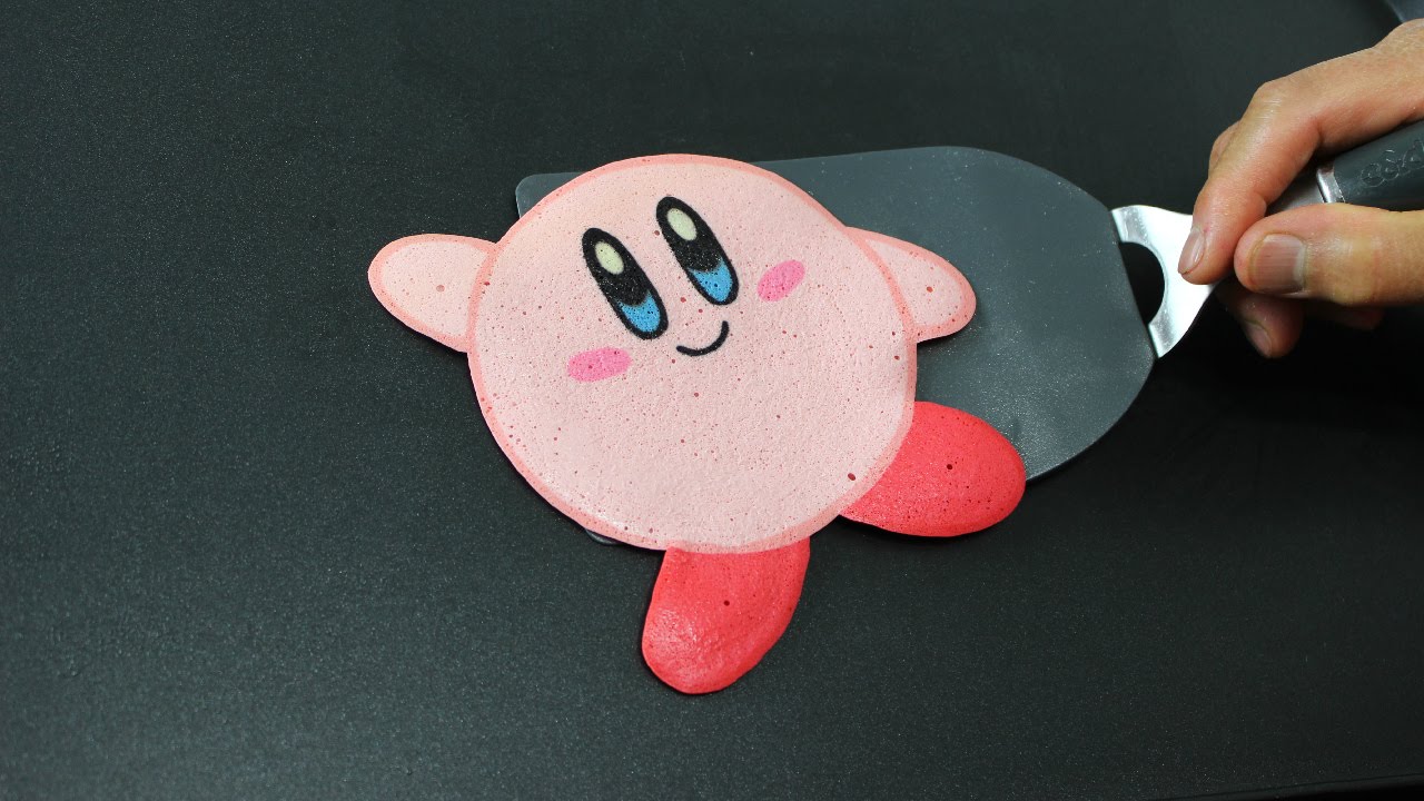 Pancake Art - Kirby by Tiger Tomato 