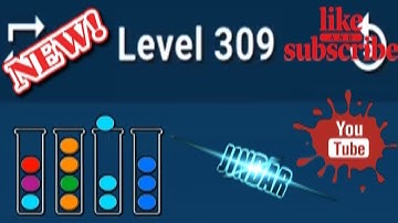 Ball Sort Puzzle Level 309 Color Sorting Games Level 309