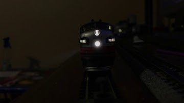 Kato F3A upgraded lighting: improved Mars Light and number lights.