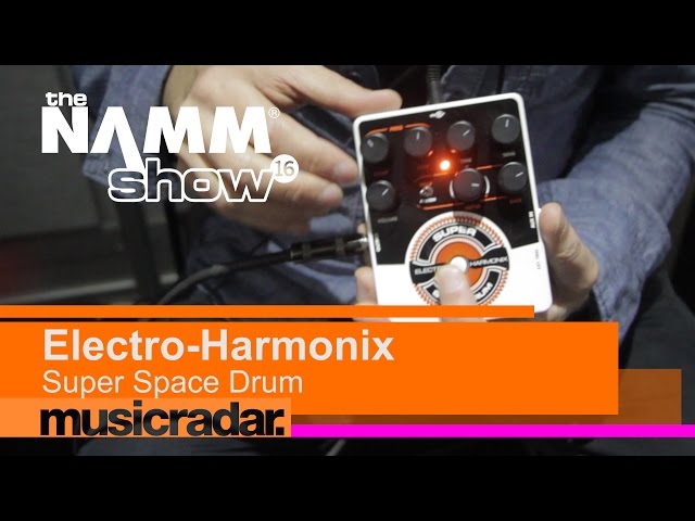NAMM 2016: Electro-Harmonix Super Space Drum - YouTube