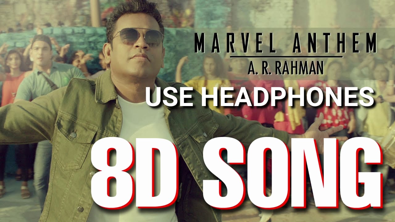 Marvel Anthem Hindi   8D Song India  AR Rahman  Hindi  8D Audio  MARVEL End Game