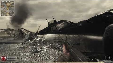 Call of Duty World At War | Map Tour of Airfield