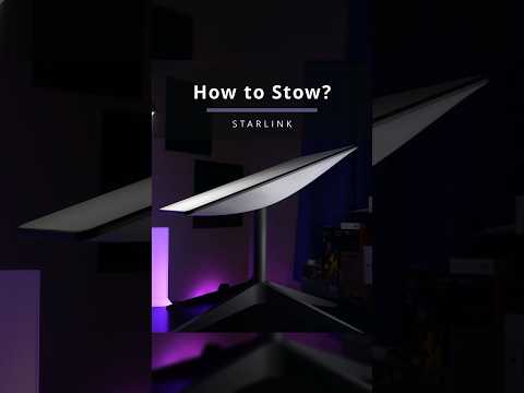 Как правильно уложить спутниковую антенну Starlink? #шорты