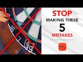 5 MOST COMMON MISTAKES MADE BY DARTS PLAYERS! 🎯🚫