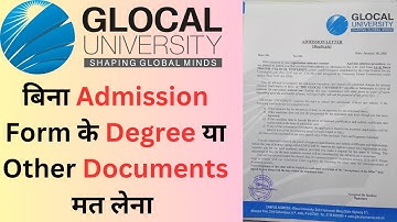 Authentic Way to Apply for Degree and Certificates at Glocal University #glocaluniversity