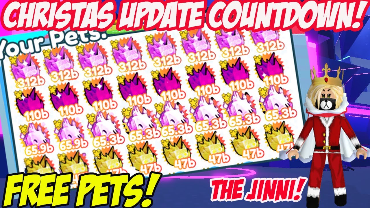 🔴LIVE! Pet Sim X GIVEAWAY LEGENDARY Rainbow Alien Pet! Alien Egg | New Pets | Roblox The Jinni Live