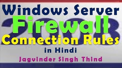 ✅ How to create Windows Firewall Connection Security Rules in Windows server 2008