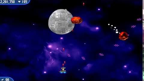 Chicken Invaders 2 Cheat (Classic games): Kill final-Boss with 1 rocket and minimum weapon