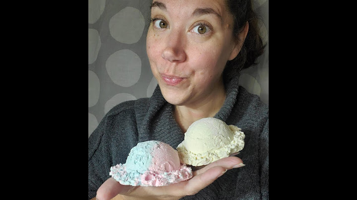 How to make realistic ice cream scoops- Dollar Tree Spackle