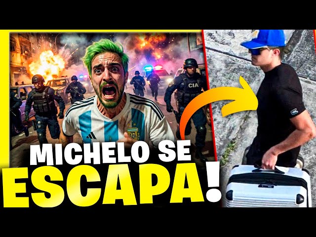 Captan a Michelo HUYENDO de Venezuela para SALVAR SU VIDA 😱