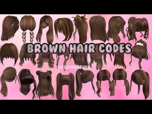 Shimmering Brown French Braids - Roblox