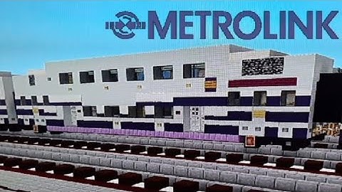 Minecraft Metrolink Bombardier Bi-Level Passenger Car Tutorial