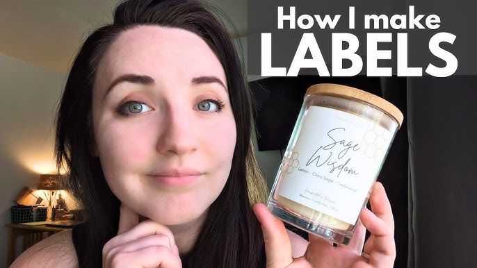 How To Make Labels For Candles