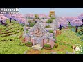 【マイクラ】ペールオークと桜で作るかわいい家の作り方【マイクラ建築/Minecraft】