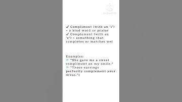 Compliment vs Complement| Never get confused #englishtips #speakconfidentenglish #englishgrammar