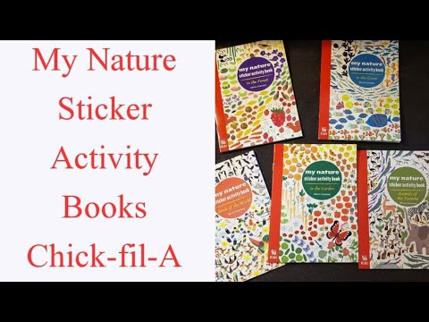 Nature Sticker Activity Books ChicK-fil-A Your doing to Love Them!!