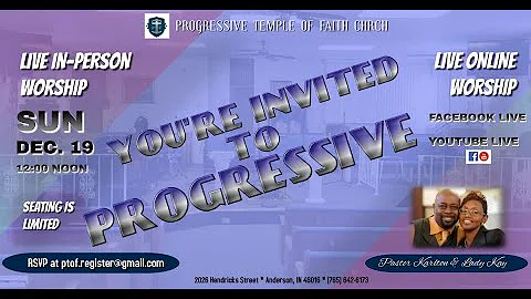Dec. 19, 2021  ~ The King is Coming - Sermon by: E...