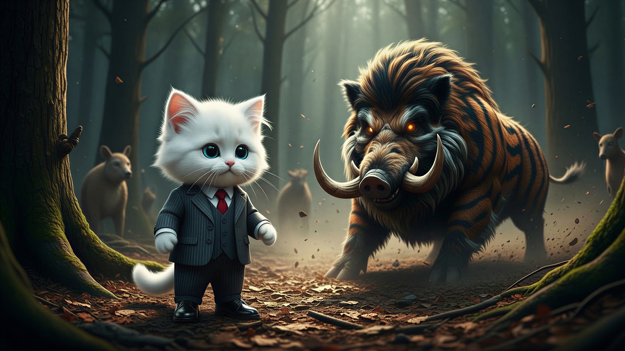 🎬 The One Who Rode the Beast — The Little One’s Journey 🐱🔥