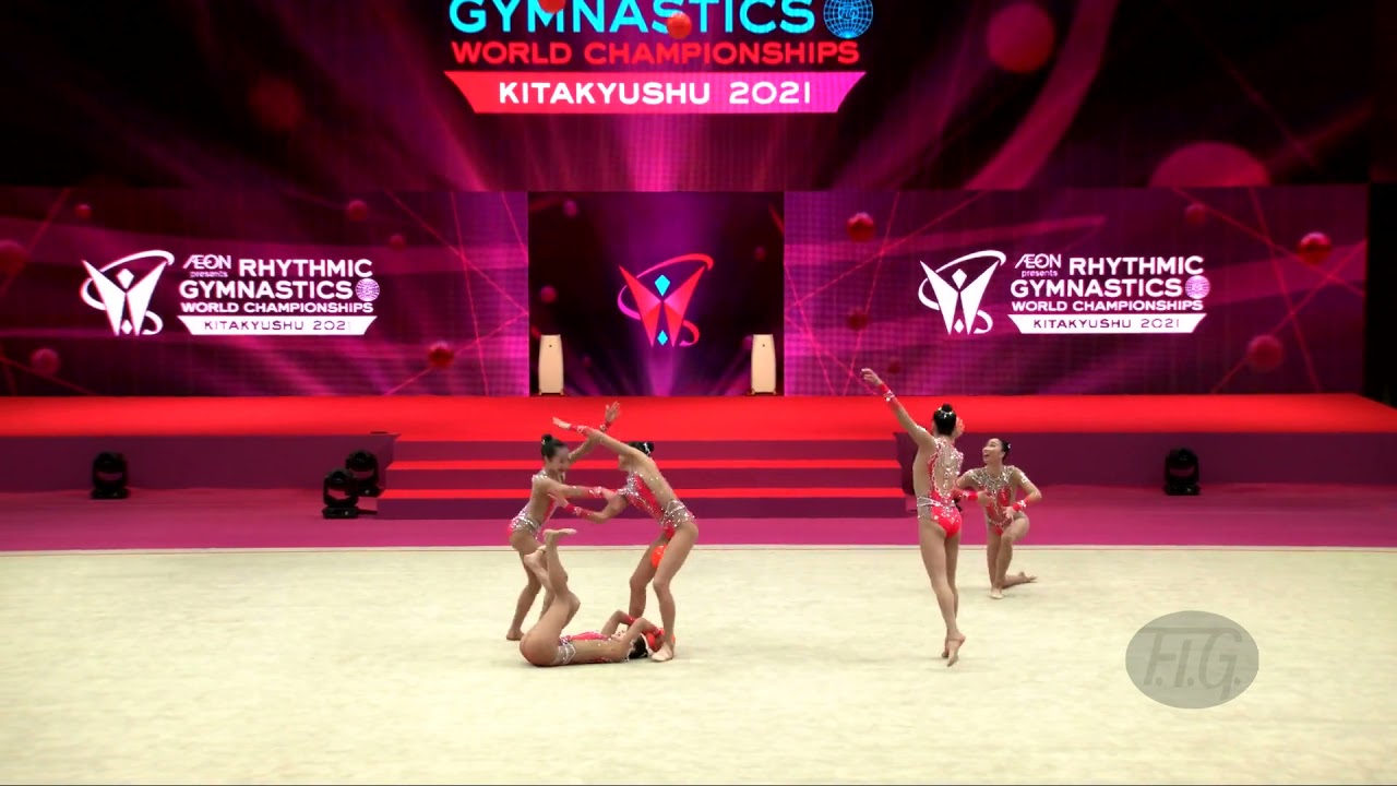 Japan (JPN) - 2021 Rhythmic Worlds, Kitakyushu (JPN) - Qualifications 5 Balls