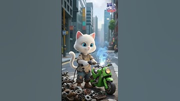 Shocking - The poor kitten has the Transformer 😺 #cat #ai #shorts #robot