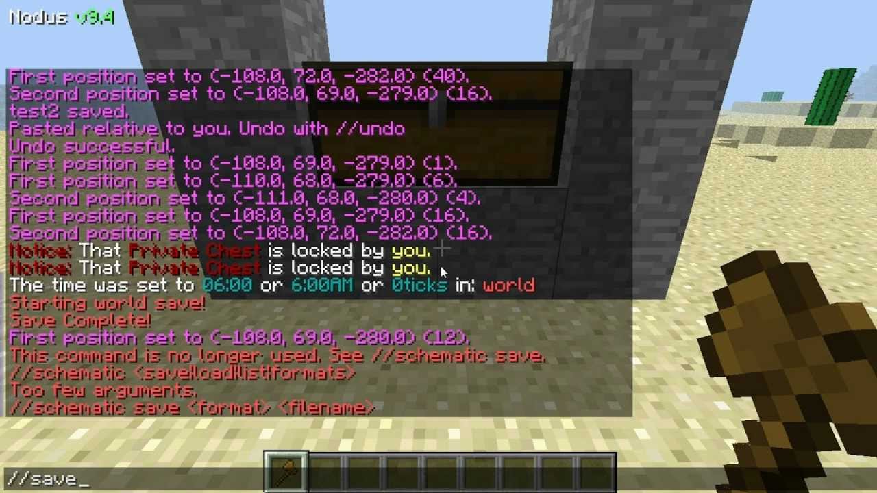 How To Load Schematics With Worldedit Singleplayer