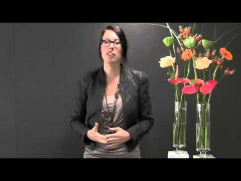 Bloemschikcursus herfst youtube Youtube bloemschikken herfst