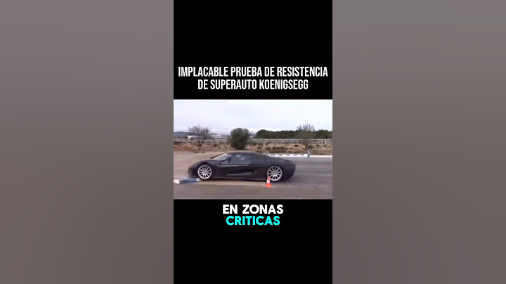 🤯🚗IMPLACABLE Prueba de Resistencia Koenigsegg#autos #coches #carros #superautos #curiosidades #datos