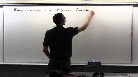 Applied Linear Algebra, Lesson 16, Video 1: Definition of Permutation