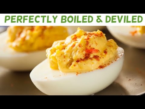 THE SECRET To Perfectly Boiled and Deviled Eggs EVERY TIME! | Deviled Egg Recipe | How To Boil Eggs