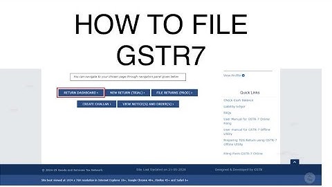 HOW TO FILE GSTR 7 | GST IN TDS | TAMIL | @gowtham-mani