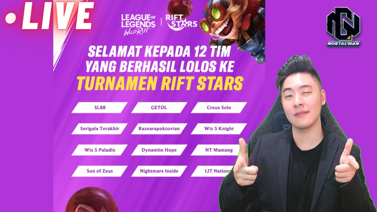 [RIFT STAR TOURNAMEN FINAL PRIZEPOOL 12 JUTA!] CAST BARENG 