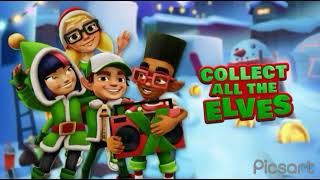 Subway Surfers World Tour : Subway City Xmas 🎄 Elf Fresh _ Elf Jake _ Elf Yutani and Ho Ho Board 🎄