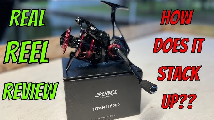 RUNCL Titan II 6000 Spinning Reel Fishing Product Test Review